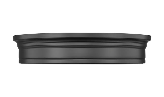 7702F20-MB-LED - Bentley 1 Light Flush 20" Mount - Matte Black