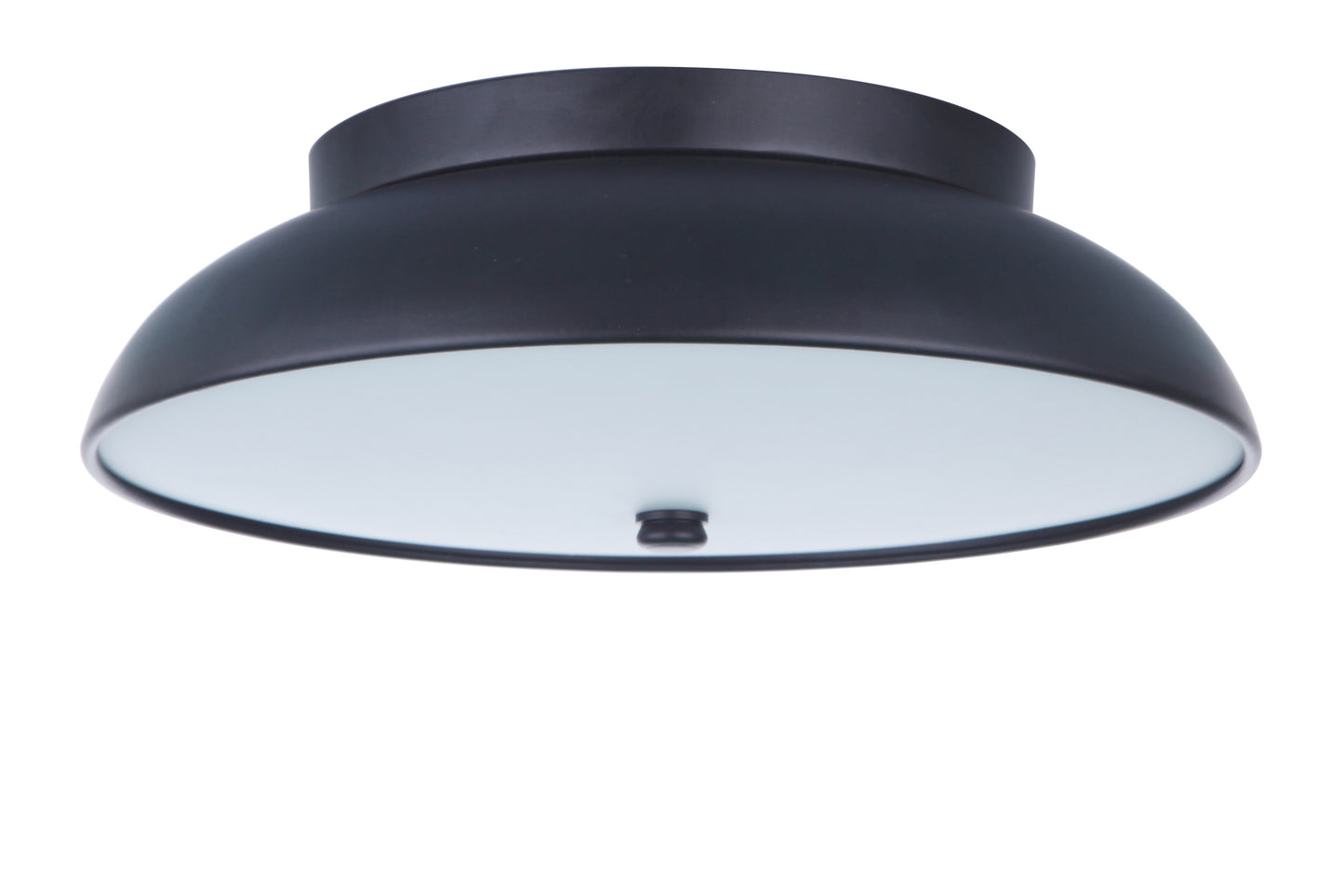 X6813-FB-LED - Soul 1 Light 12.5" Wide Flush Mount - Flat Black