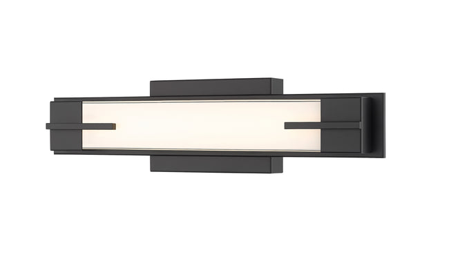 4100-18W-MB-LED - Chase 1 Light 18" Vanity - Matte Black