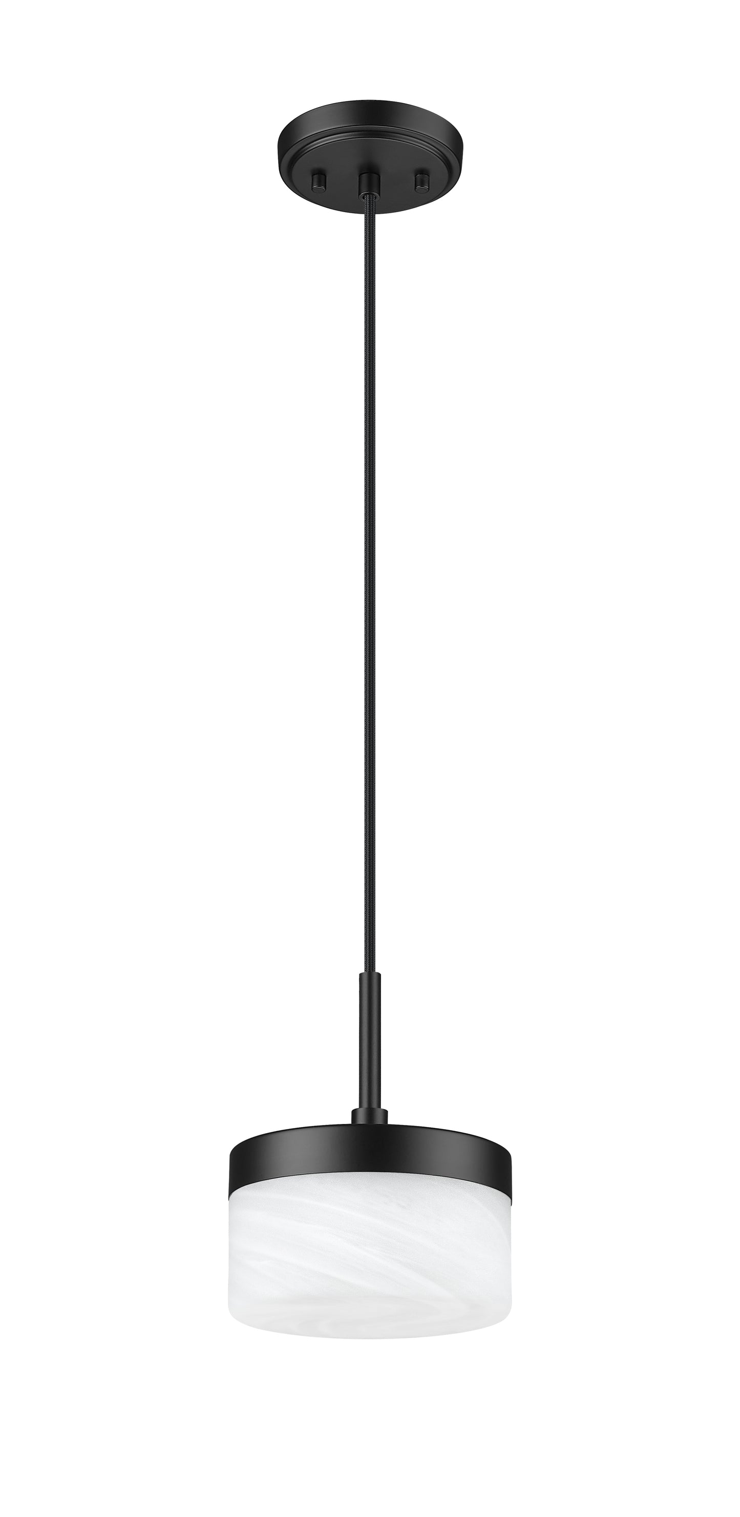 827P6-MB-LED - Renaud 1 Light 7" Pendant - Matte Black
