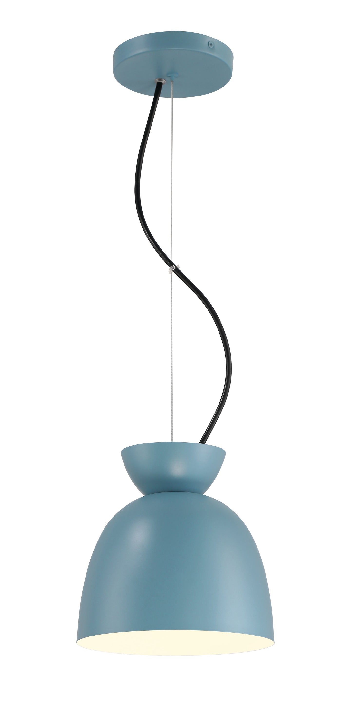 59191-DB - Ventura Dome 1 Light 7.5" Wide Mini Pendant - Dusty Blue