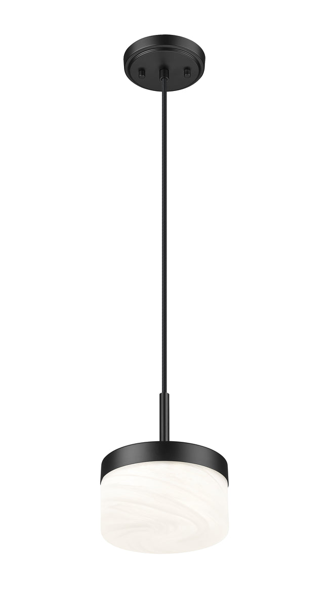 827P6-MB-LED - Renaud 1 Light 7" Pendant - Matte Black