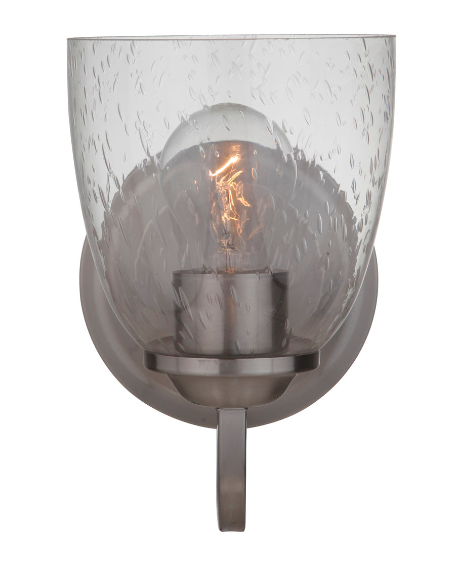 49901-BNK - Serene 1 Light 8.75" High Wall Sconce - Brushed Nickel