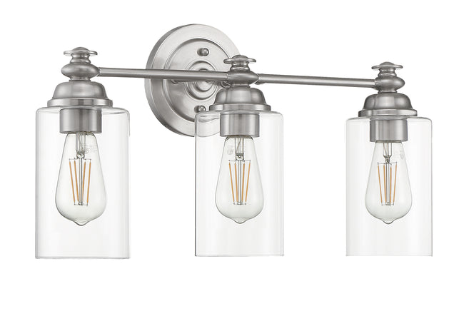 49803-BNK-C - Dardyn 3 Light 22" Wide Vanity Light - Brushed Nickel