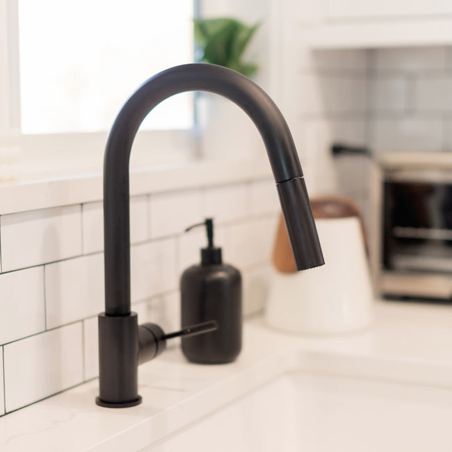 GEM-KF-MB - Gemini Kitchen Faucet in Matte Black