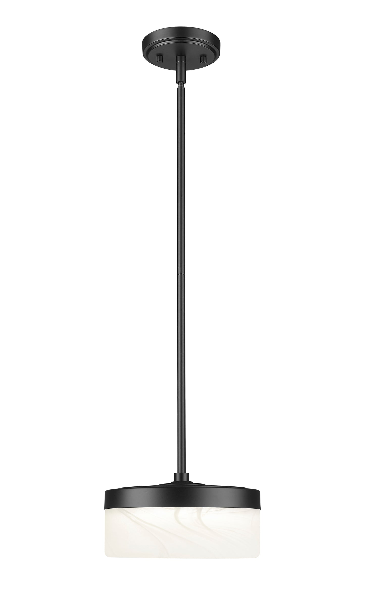 827P9-MB-LED - Renaud 1 Light 9" Pendant - Matte Black