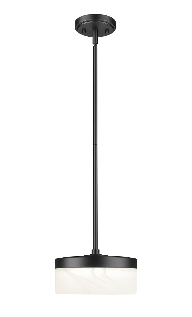 827P9-MB-LED - Renaud 1 Light 9" Pendant - Matte Black