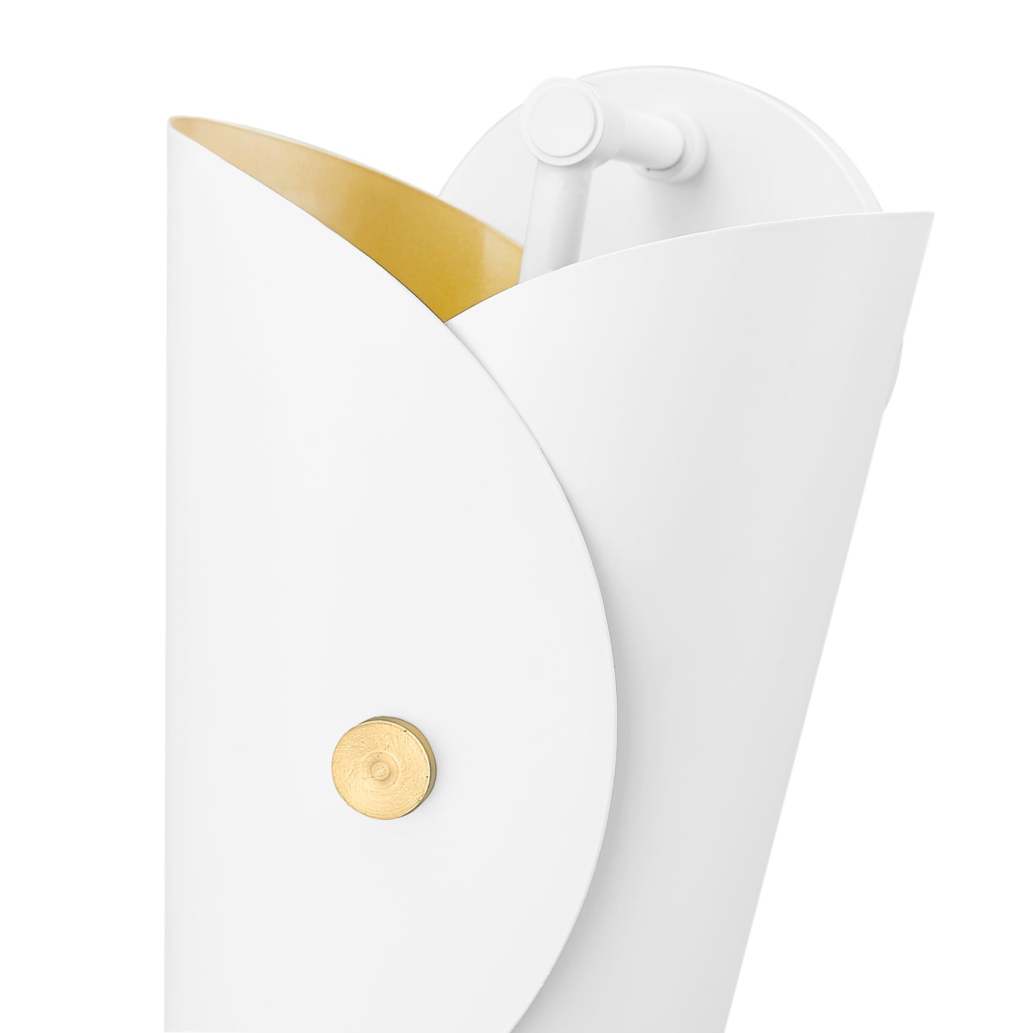 1951-1S-MW - Salone 1 Light Wall 12" Sconce - Matte White