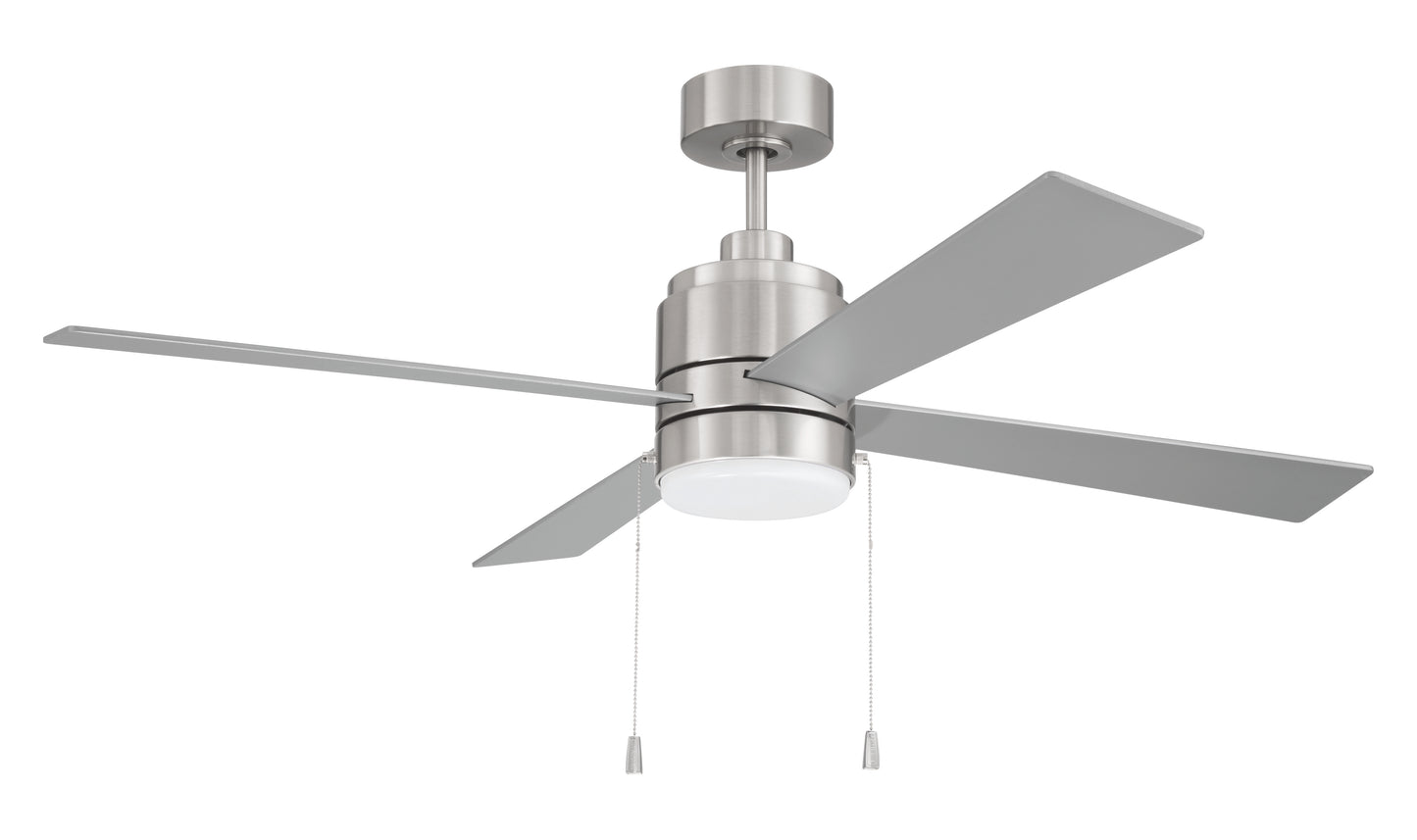 EMCY52BNK4-PC - Energy Star McCoy 52" 4 Blade Ceiling Fan 52" 4 Blade Ceiling Fan with Light Kit - Brushed Nickel