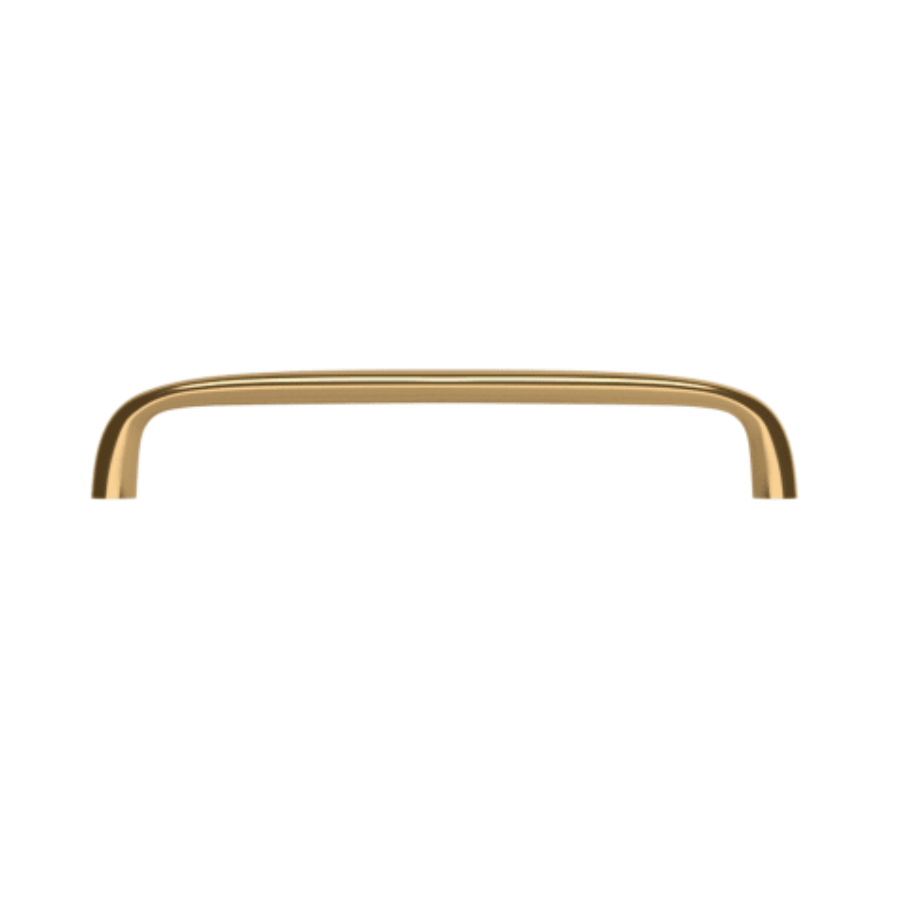 4401031 - 6" Centers Oval Pull - Unlacquered Brass