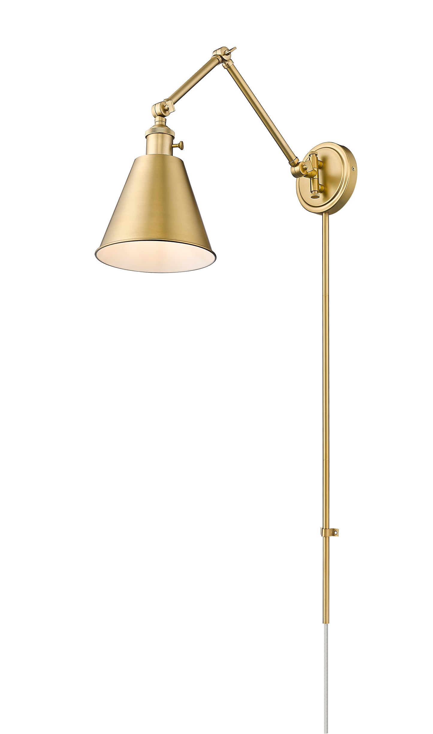 349S-MGLD - Gayson 1 Light Wall 8" Sconce - Modern Gold