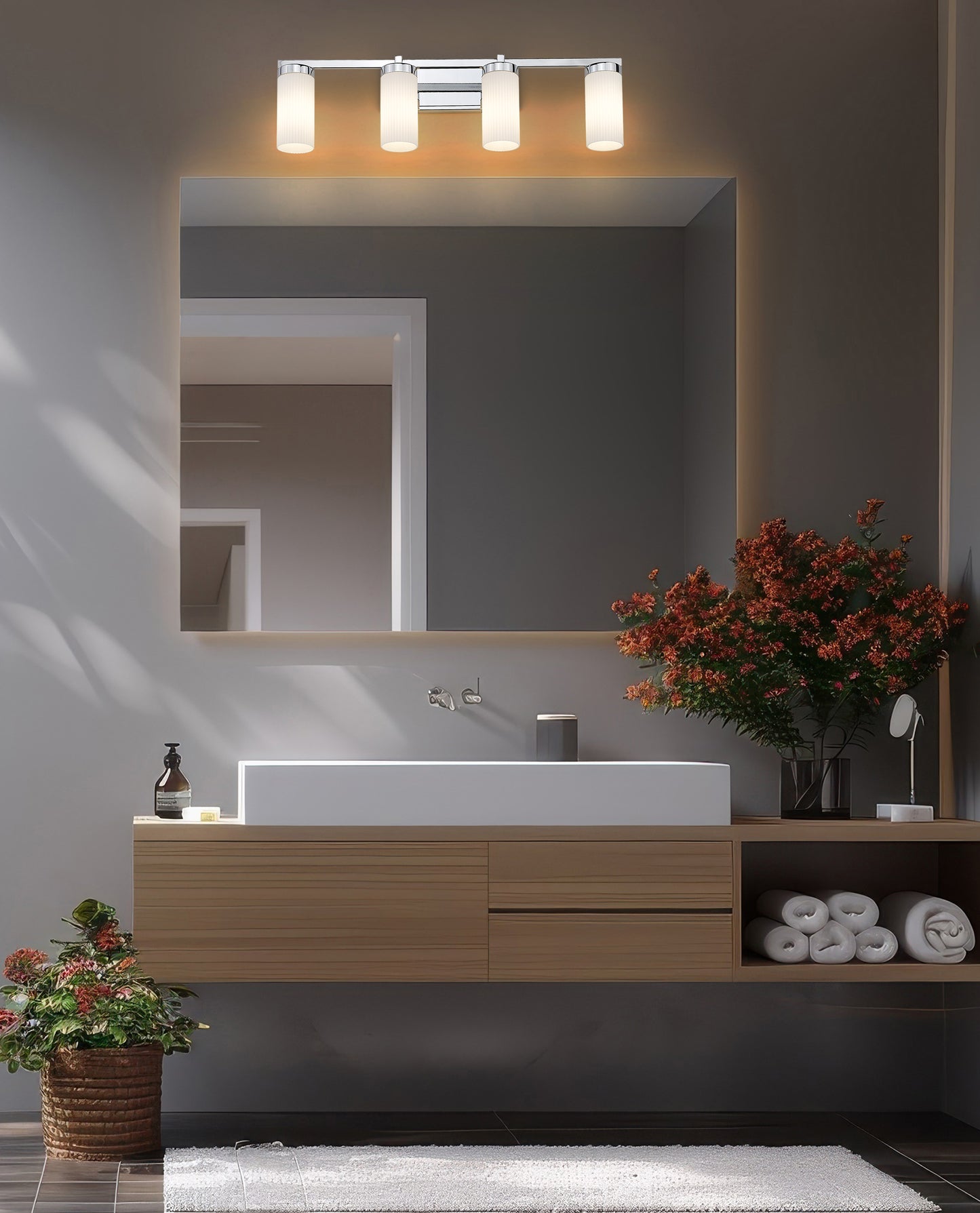 3044-4V-CH - Danica 4 Light 30" Vanity - Chrome