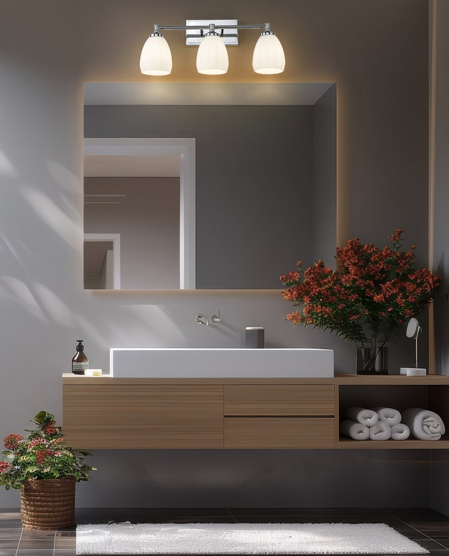 7004-3V-CH - Oren 3 Light 24" Vanity - Chrome