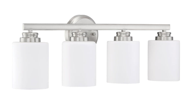 50504-BNK-WG - Bolden 4 Light 25" Wide Vanity Light - Brushed Nickel
