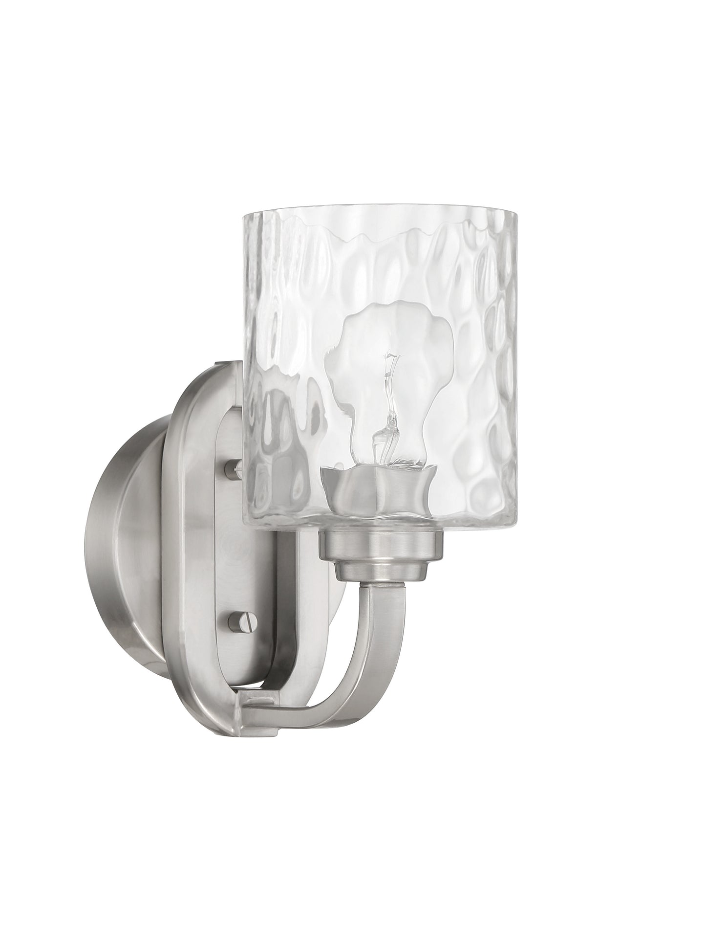 54261-BNK - Collins 1 Light 9" High Wall Sconce - Brushed Nickel