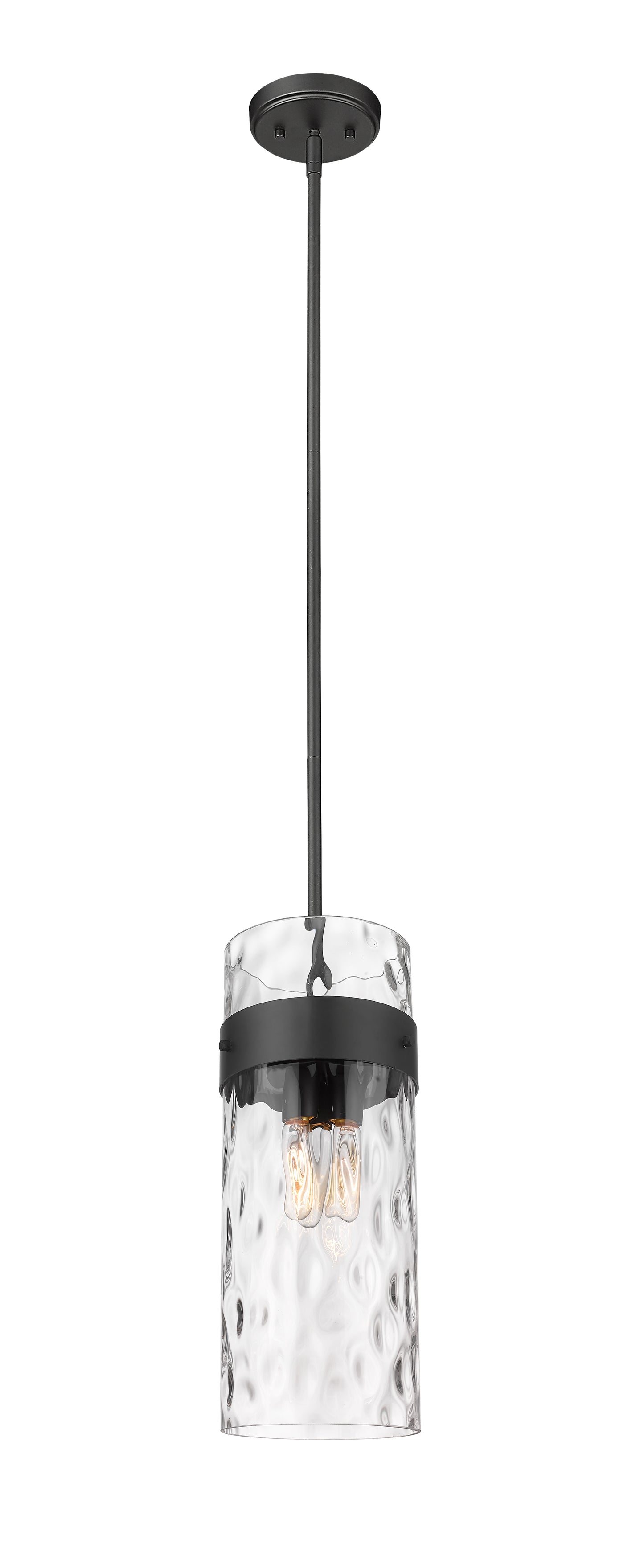 3035P9-MB - Fontaine 3 Light 9" Pendant - Matte Black