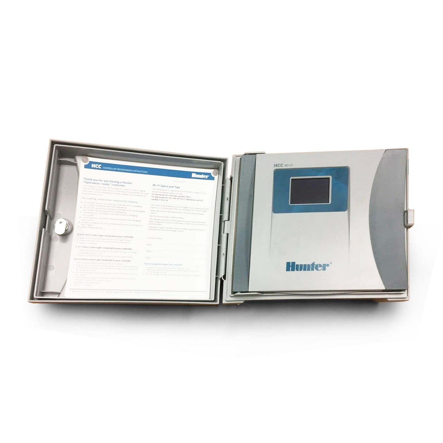 HCC-800-PL - Hydrawise Enabled HCC Controller with Wi-Fi - 8-Station Base Wall Mount Cabinet