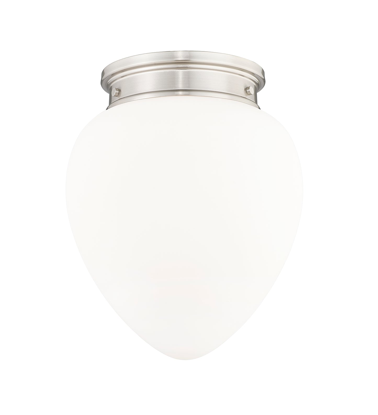1945F12-BN - Gideon 1 Light Flush 12" Mount - Brushed Nickel