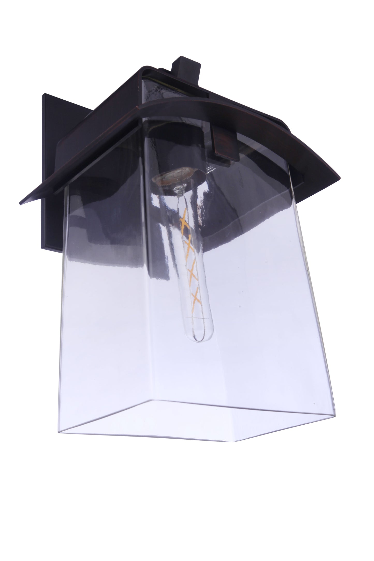 ZA6024-ABZ - Smithy 1 Light 17" High Outdoor Wall Lantern - Aged Bronze Brushed