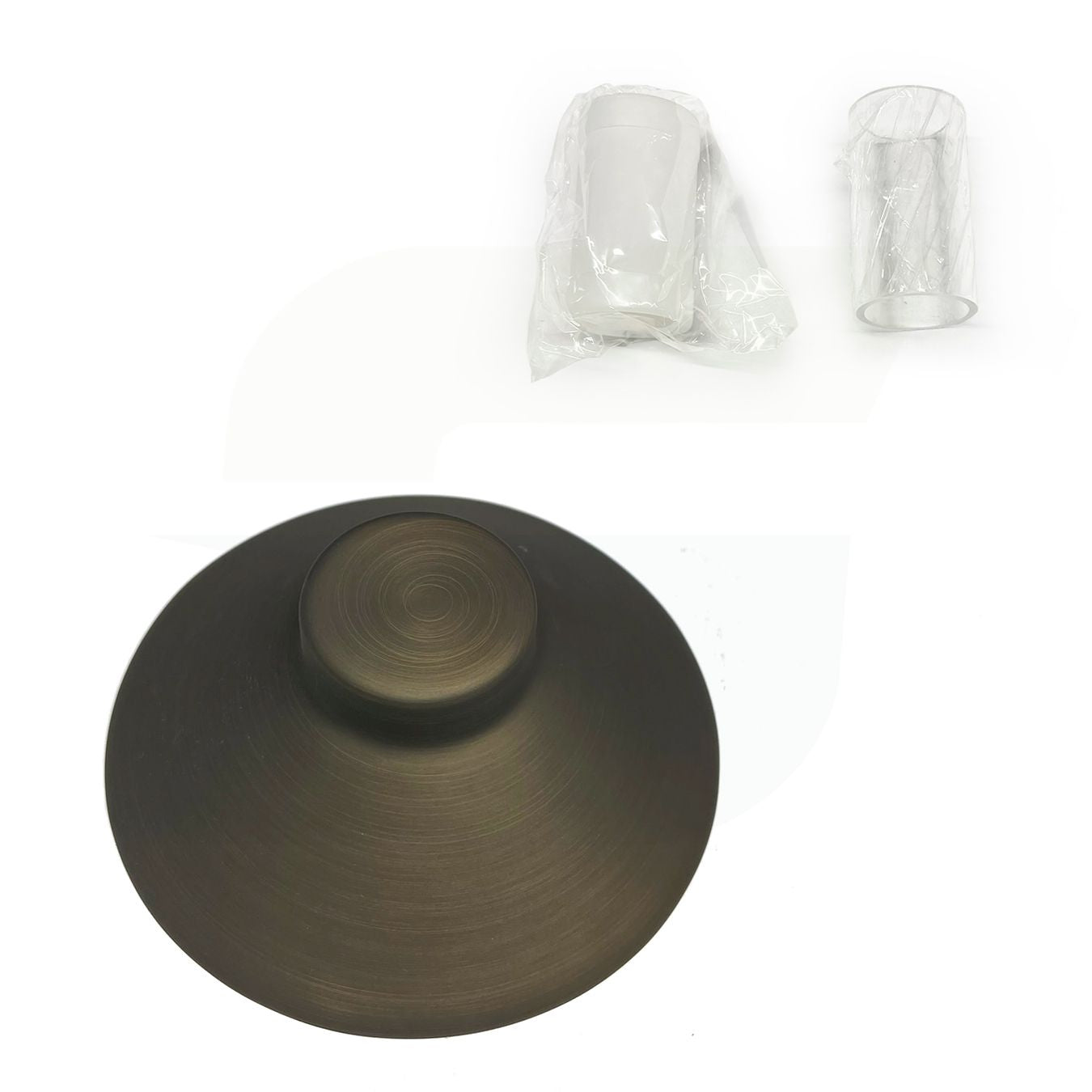 AL150 - 6.25" Wide 12V Brass Path Light Hat - Less G4 Bulb