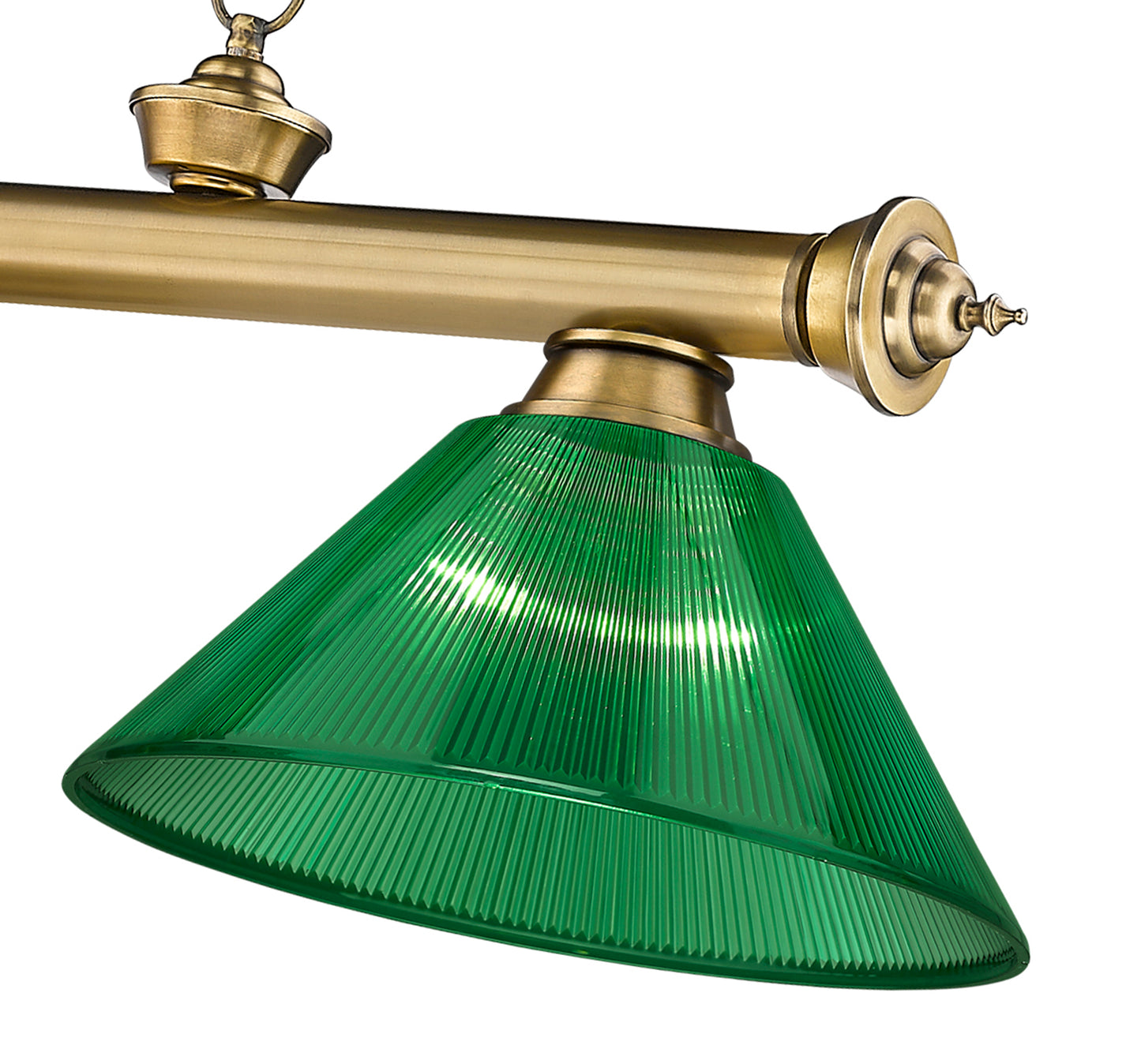 2306-3RB-ARG - Cordon 3 Light 57" Billiard - Rubbed Brass