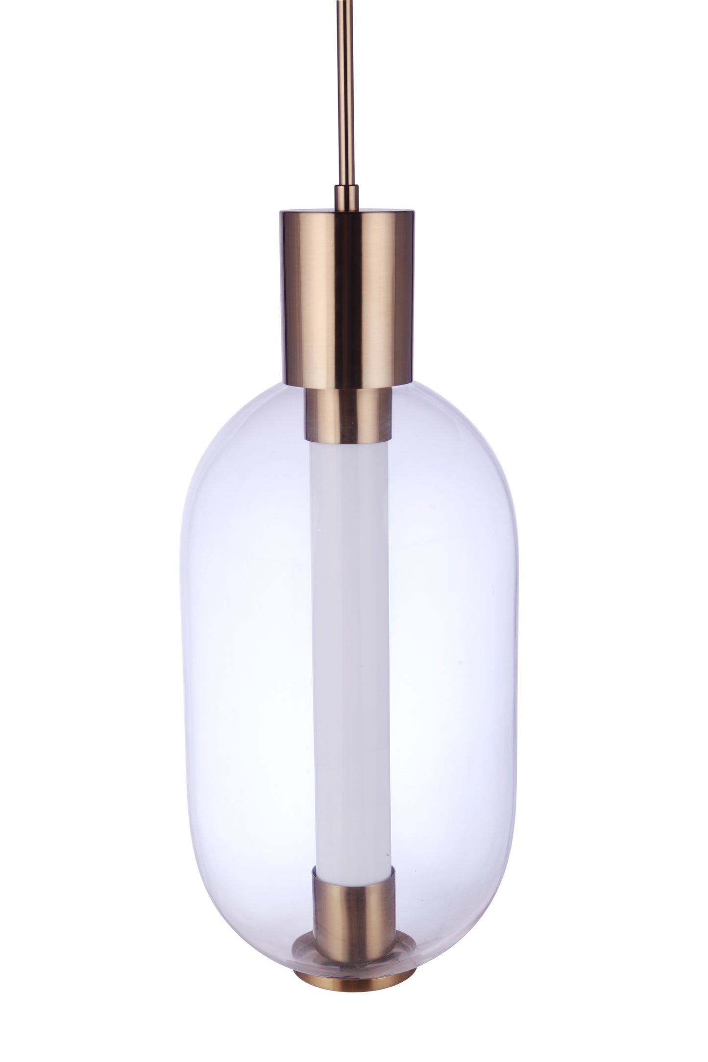 P996SB-LED - Holmes 10" Wide Pendant - Satin Brass