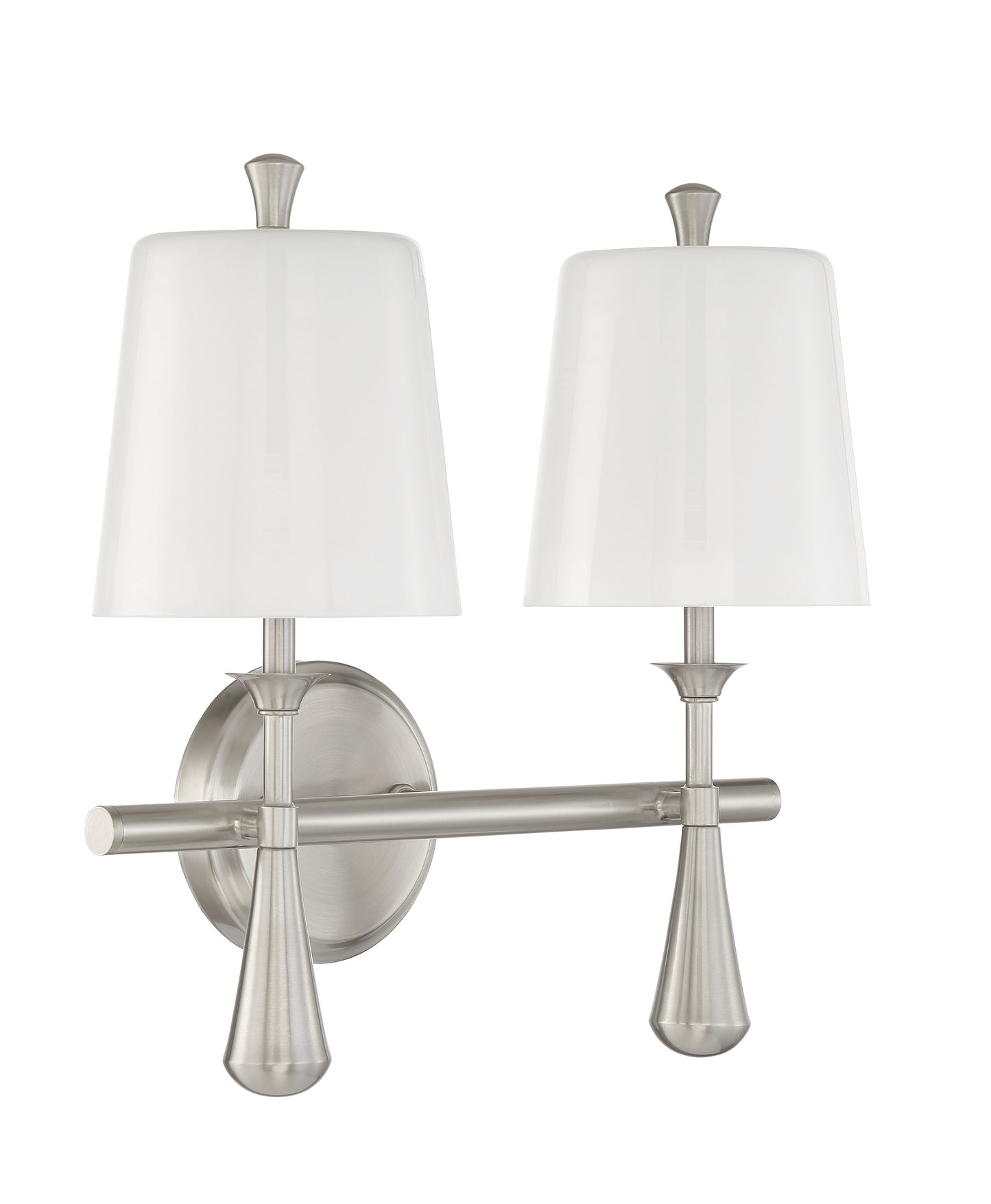 57402-BNK - Palmer 2 Light 14.25" Wide Vanity Light - Brushed Nickel