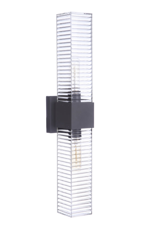 ZA4510-MN - Ridge 2 Light 24" High Outdoor Wall Lantern - Midnight