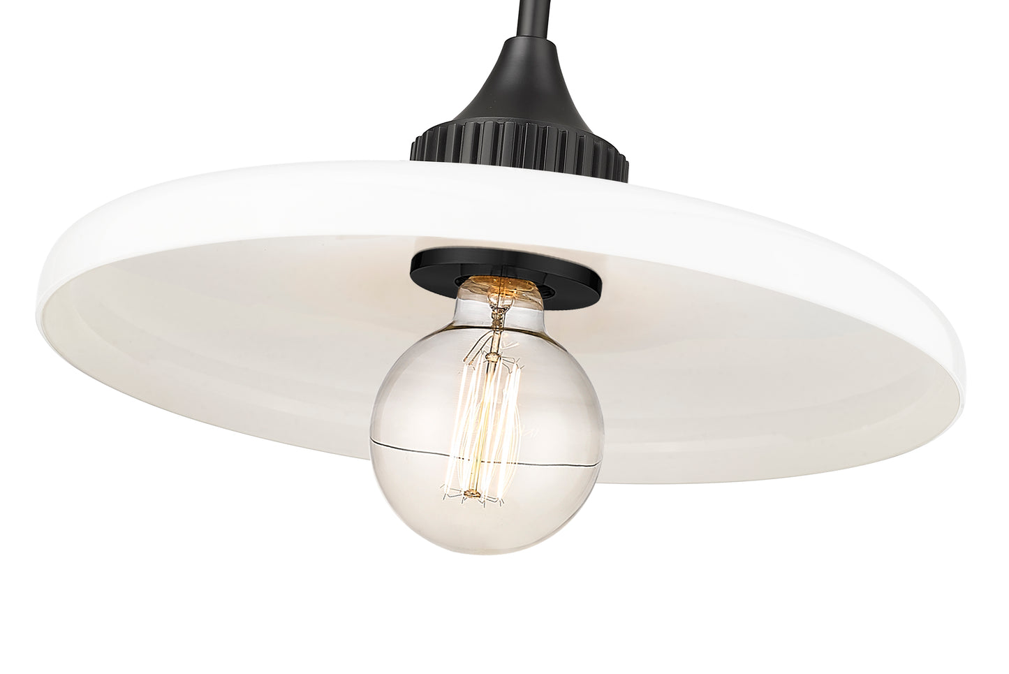 820P14-MB - Paloma 1 Light 14" Pendant - Matte Black