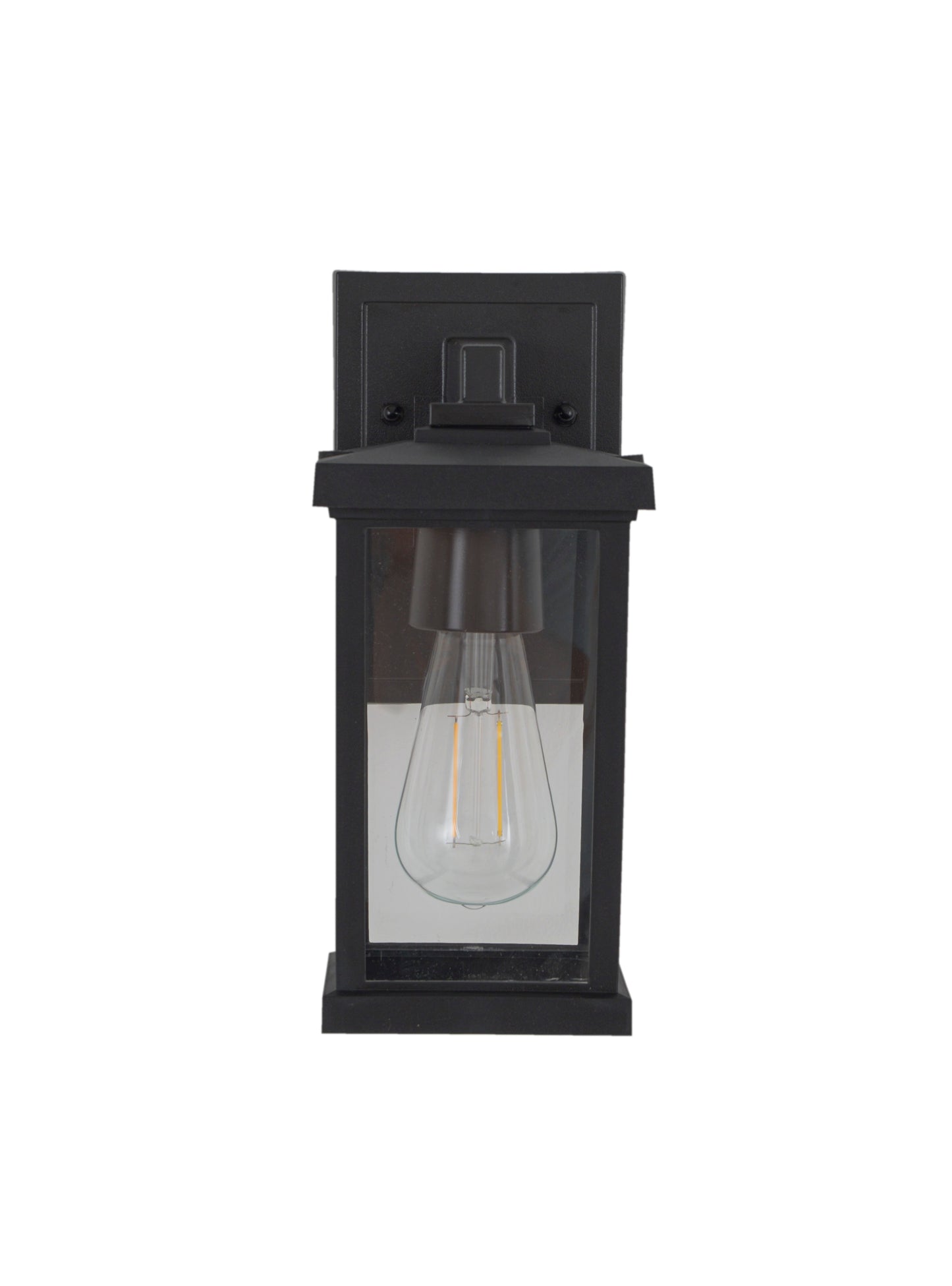 ZA2404-TB-C - Resilience Lanterns 1 Light 11.38" High Outdoor Wall Lantern - Textured Black