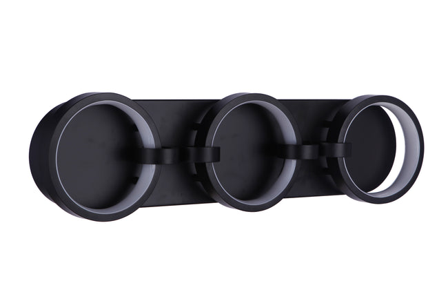 59303-FB-LED - Context 3 Light 24" Wide LED Vanity Light - Flat Black