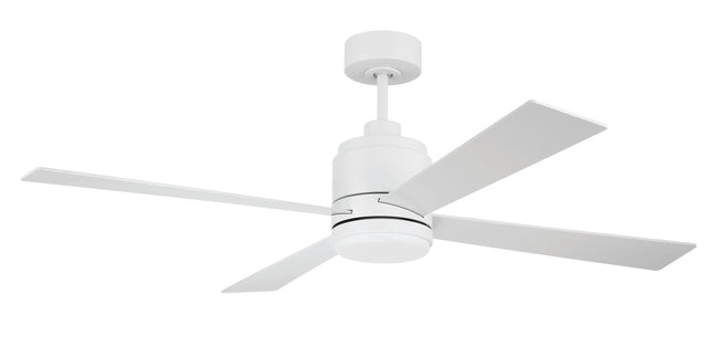 MCY52W4 - McCoy 52 4 Blade 52" 4 Blade Ceiling Fan with Light Kit - White