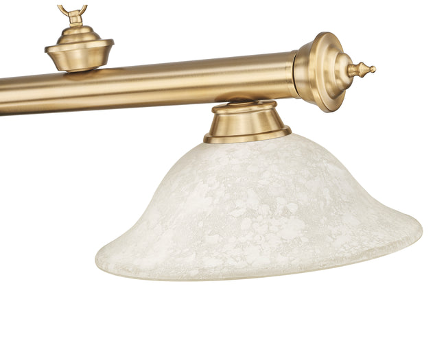 2306-3HBR-GM16 - Cordon 3 Light 58" Billiard - Heritage Brass