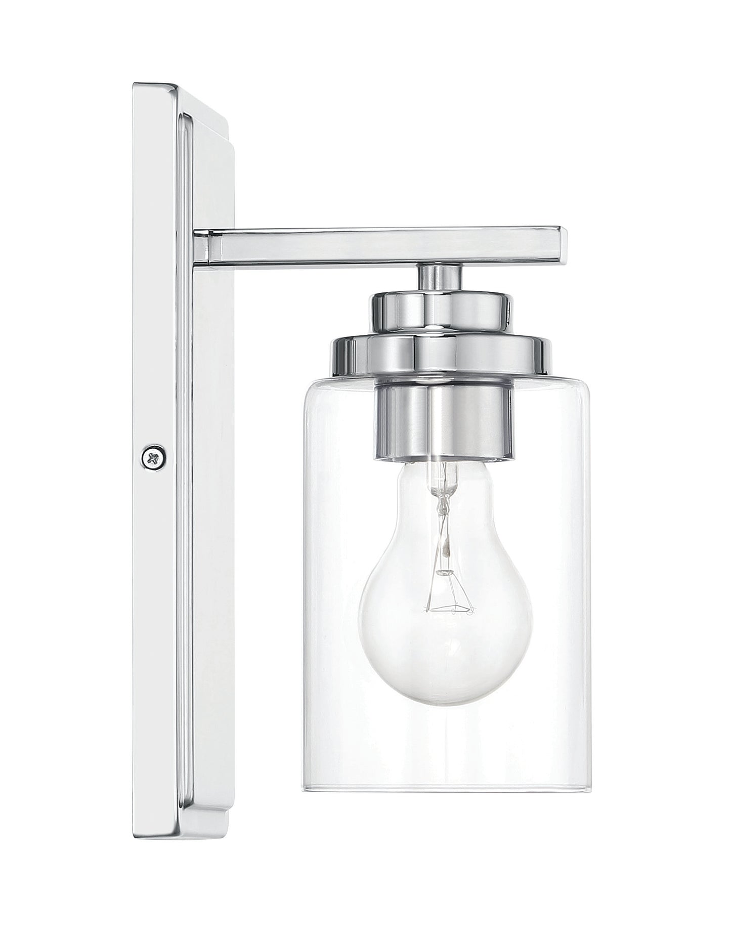 20404CH1 - Clark 1 Light 10" High Wall Sconce - Chrome