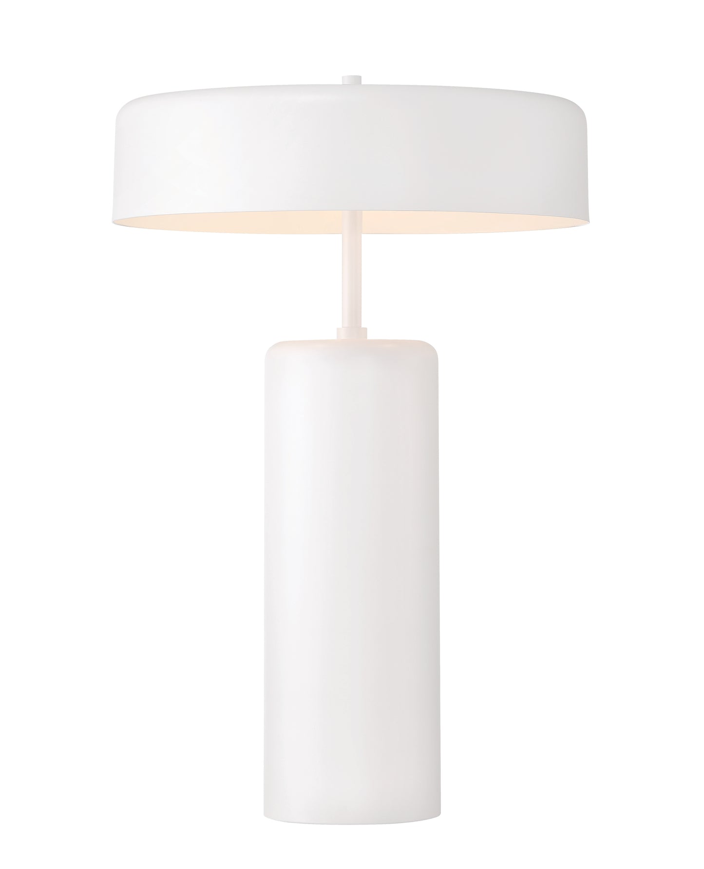 87002W-T - 3 Light 23" High Table Lamp - White