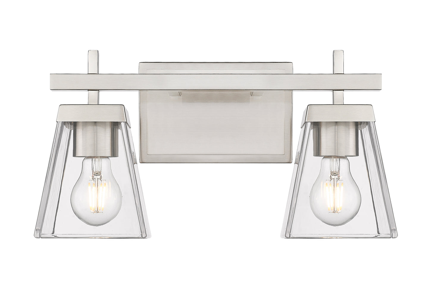 819-2V-BN - Lauren 2 Light 16" Vanity - Brushed Nickel
