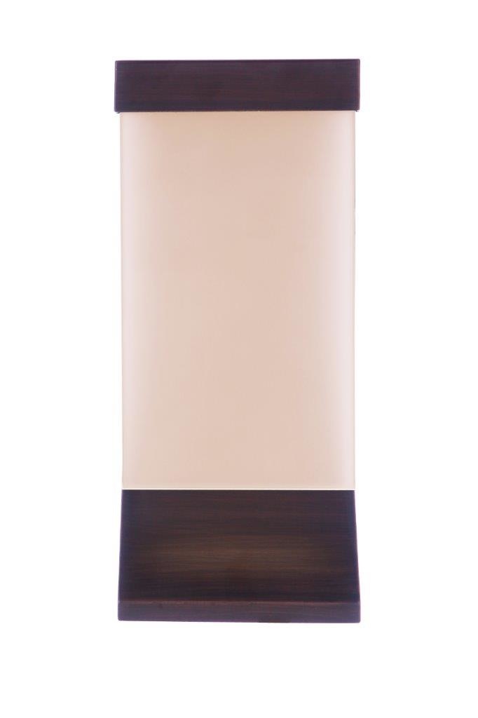 ZA5814-ABZ-LED - Vault 1 Light 15" High Outdoor Wall Lantern - Aged Bronze Brushed