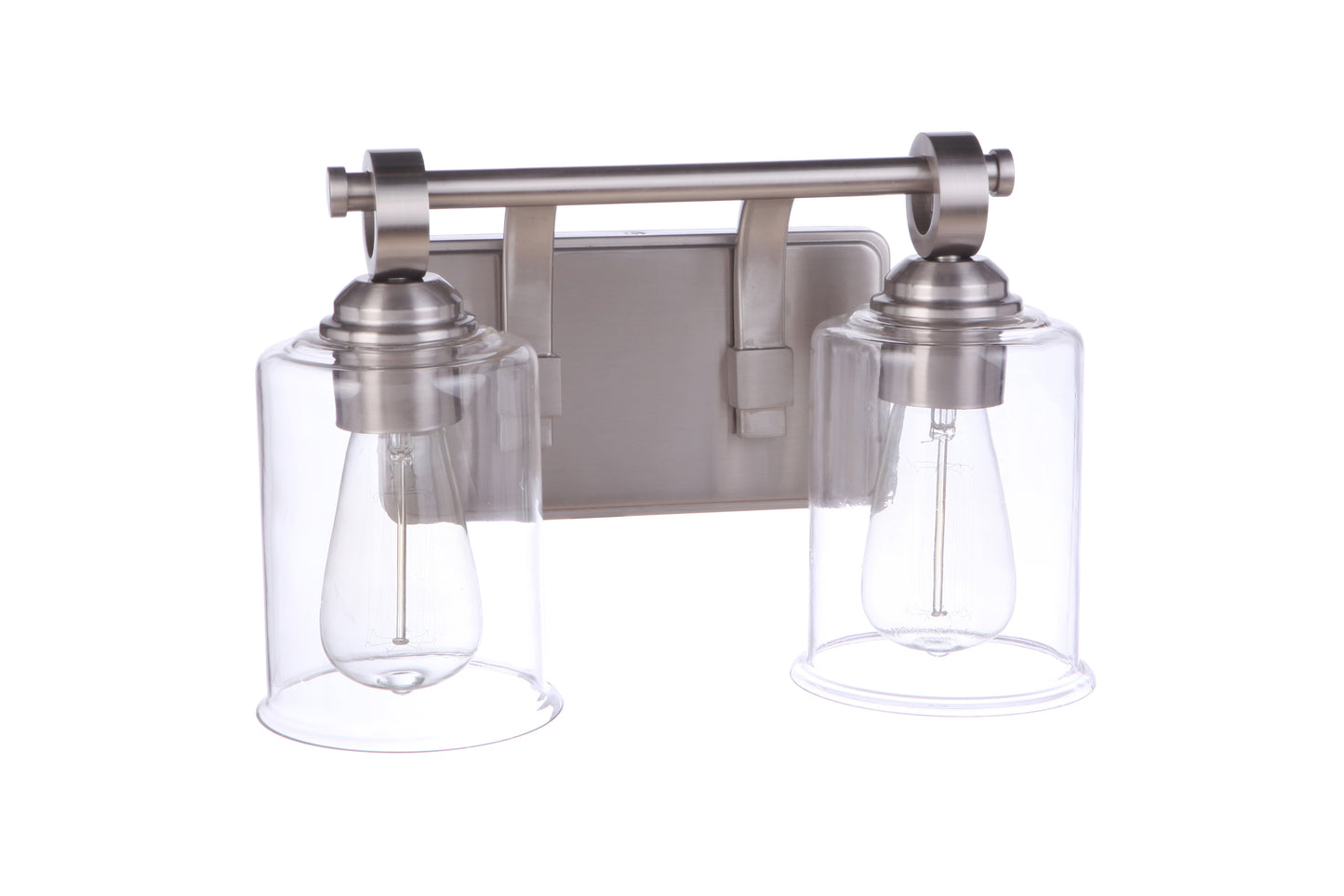 56402-BNK - Romero 2 Light 13.75" Wide Vanity Light - Brushed Nickel