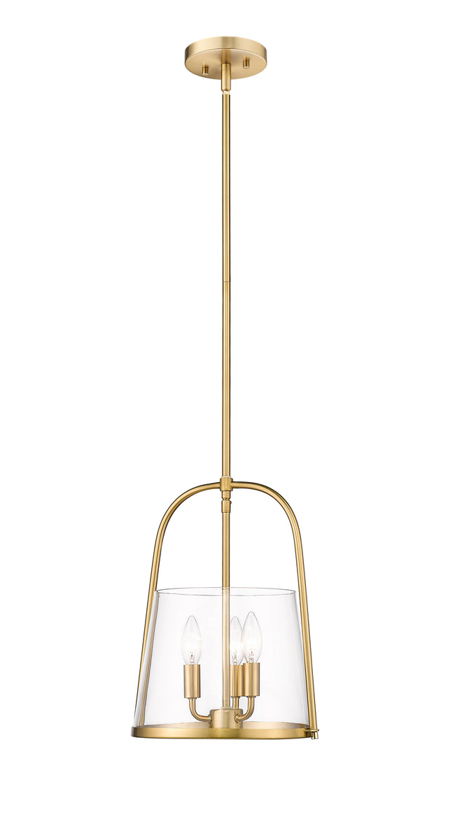 3041P12-MGLD - Archis 3 Light 12" Pendant - Modern Gold
