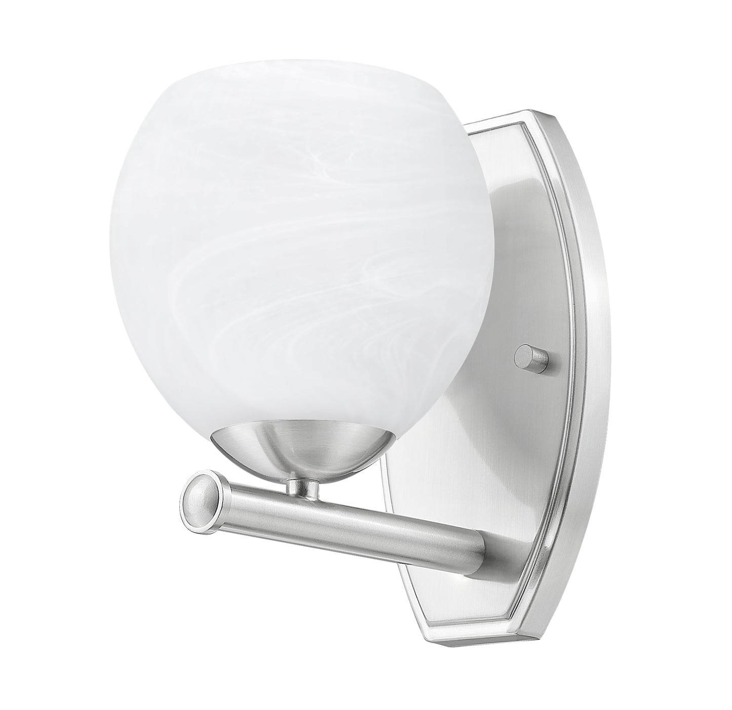 1963-1S-BN - Colette 1 Light Wall 9" Sconce - Brushed Nickel