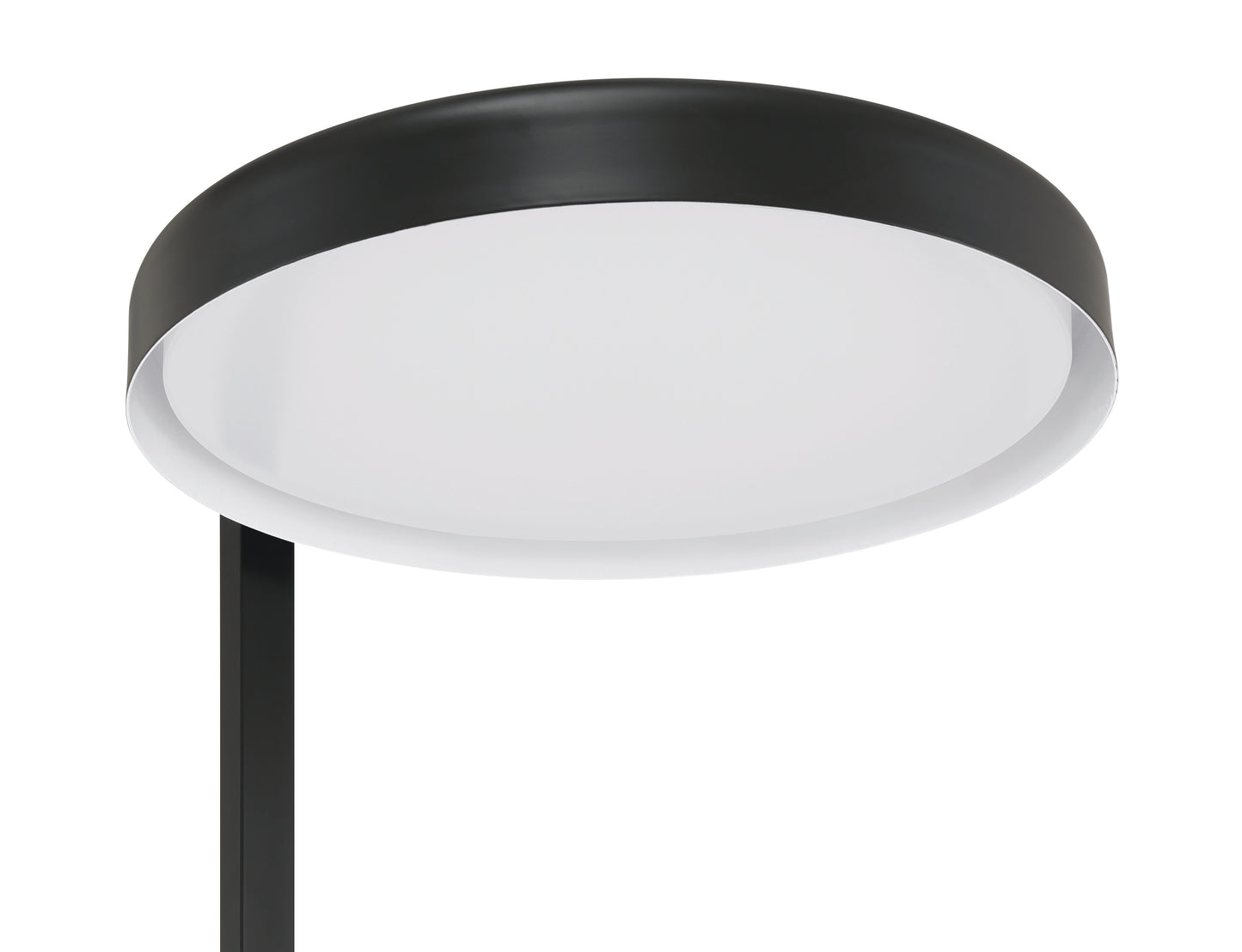 87025FB-F - Keeva 1 Light 57" High Floor Lamp - Flat Black