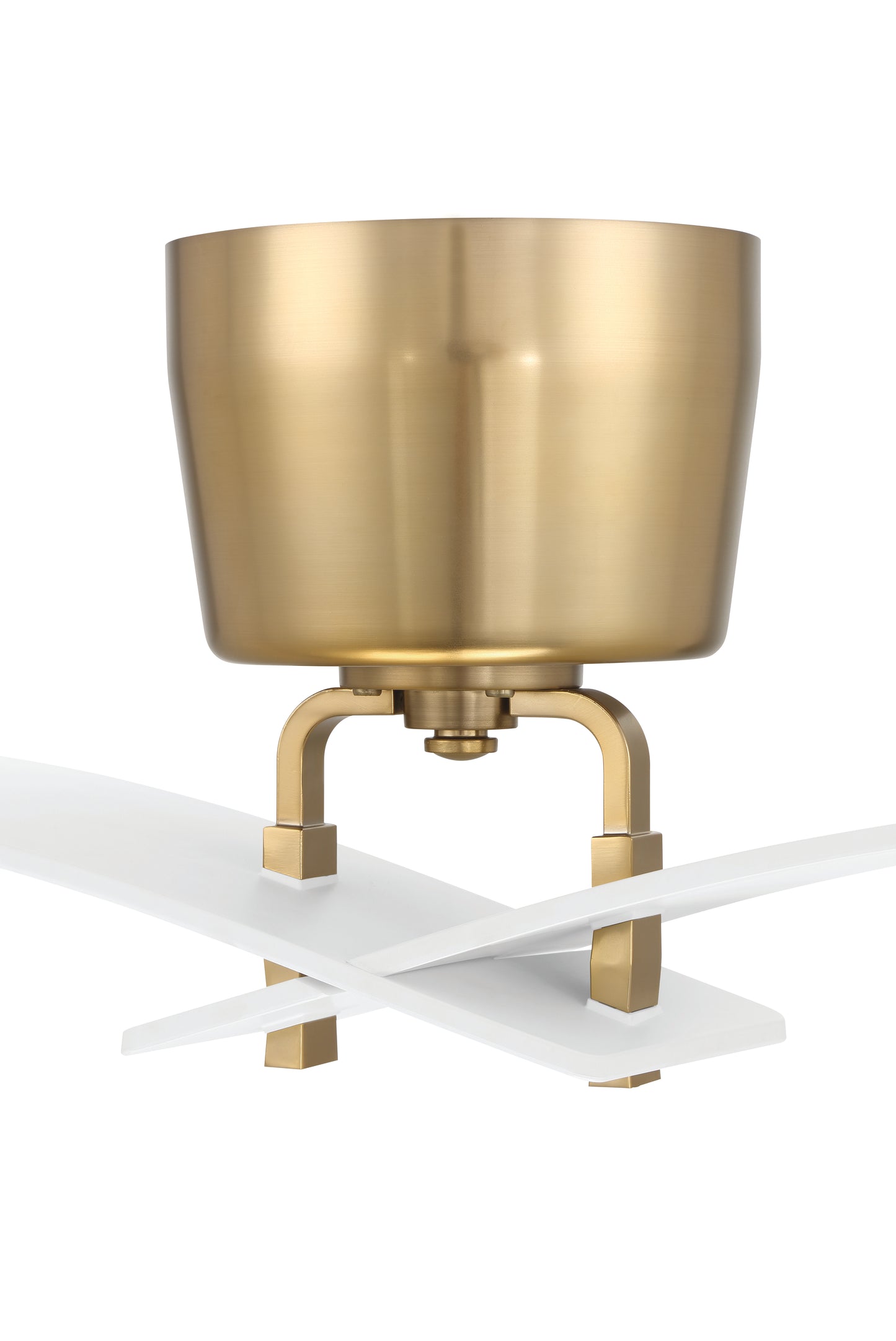 TRN52WSB2 - Tern 52" 2 Blade Ceiling Fan - White / Satin Brass