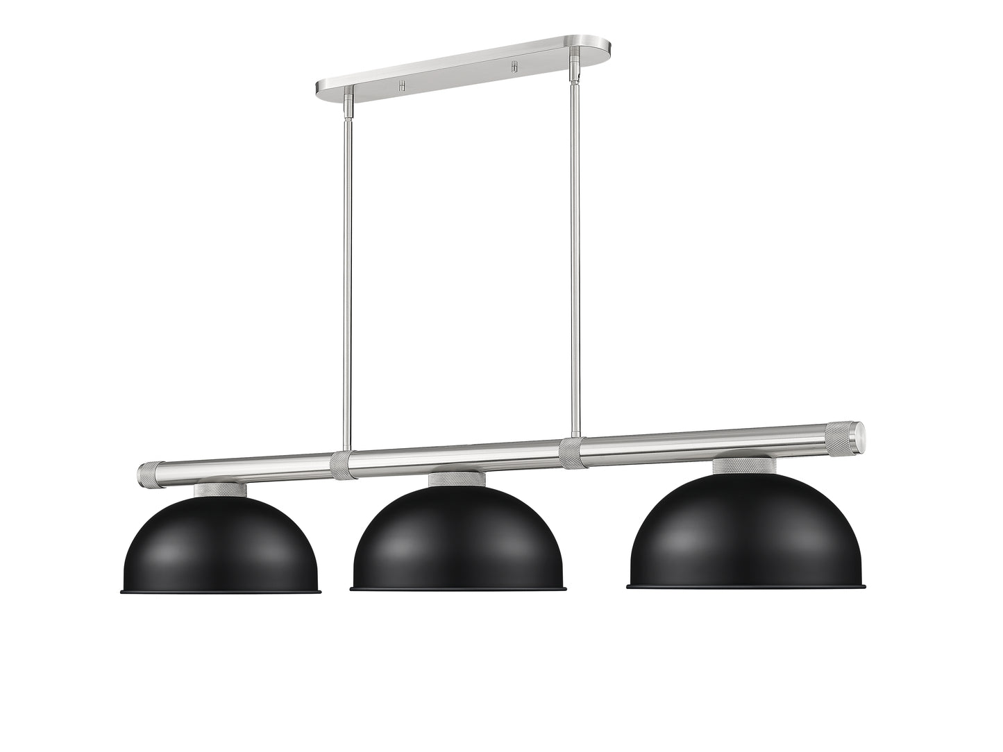 3050-3BN-D13MB - Vanguard 3 Light 58" Billiard - Brushed Nickel