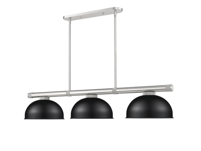 3050-3BN-D13MB - Vanguard 3 Light 58" Billiard - Brushed Nickel
