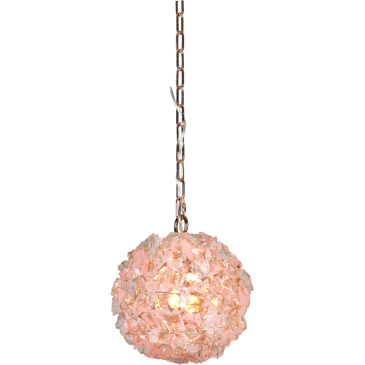 48490-GLD - Roxx 1 Light 9.25" Wide Mini Pendant - Gilded