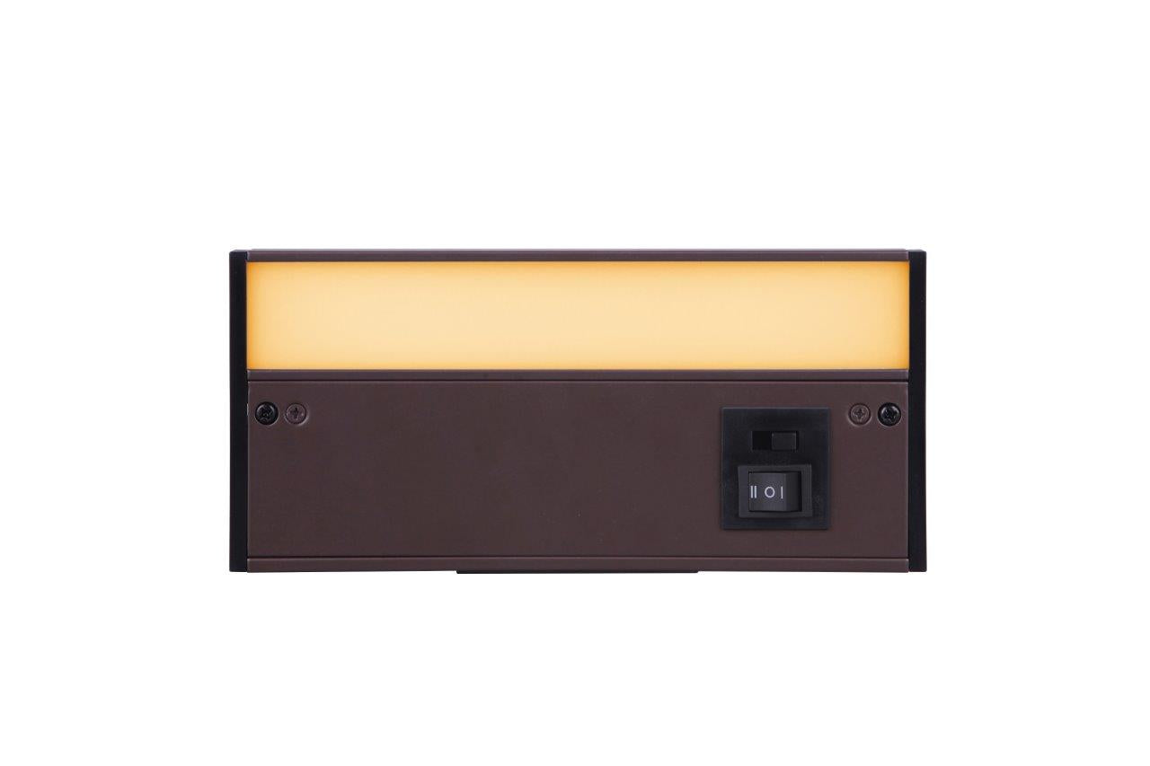 CUC3008-BZ-LED - 3CCT Under Cabinet Light Bars 1 Light 3.63" Wide Under Cabinet Light Bar - Bronze