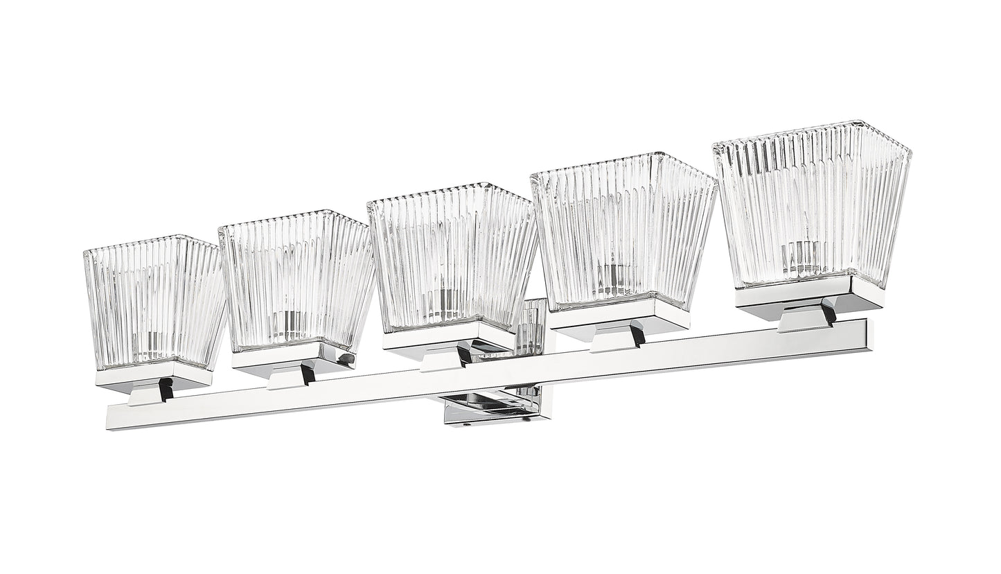 1936-5V-CH - Astor 5 Light 36" Vanity - Chrome