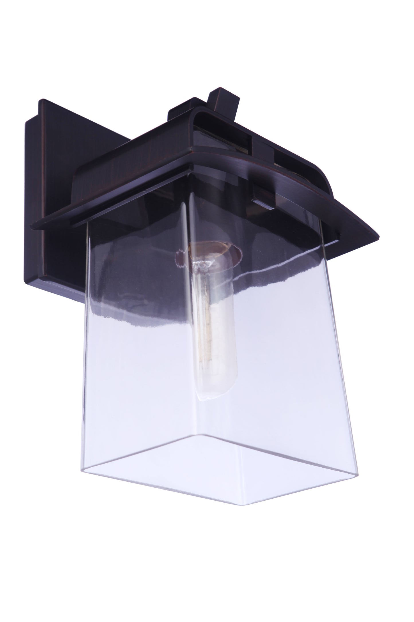 ZA6004-ABZ - Smithy 1 Light 10.38" High Outdoor Wall Lantern - Aged Bronze Brushed