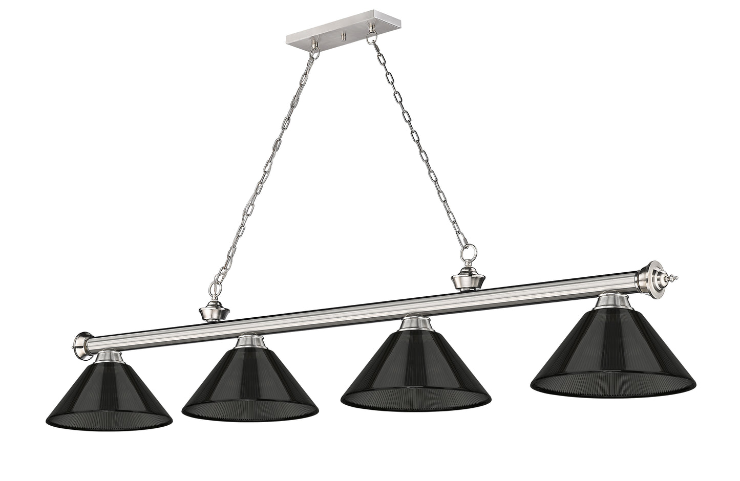 2306-4BN-ARS - Cordon 4 Light 81" Billiard - Brushed Nickel