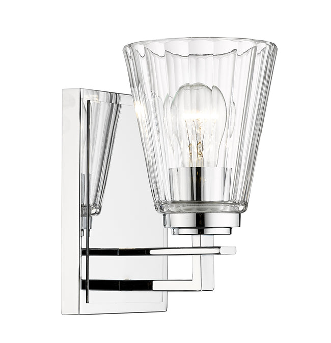823-1S-CH - Lyna 1 Light Wall 9" Sconce - Chrome